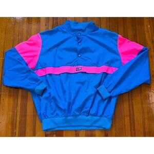 Vintage 80s CB Sports Neon Ski Shell Jacket